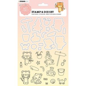 Studio Light Stamp & Cutting Die Sweet Stories nr.47 SL-SS-SCD47 270x160mm 