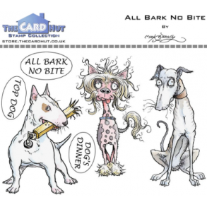 The Card Hut Stamp - MBPABNB - All Bark No Bite