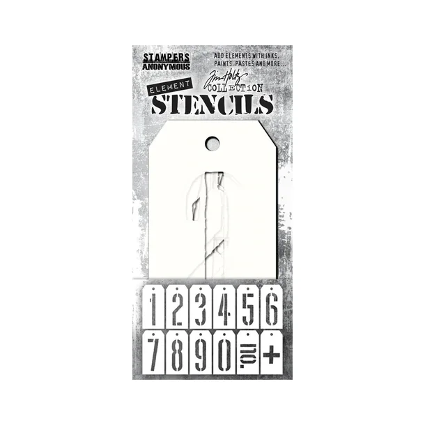 SA / TIM HOLTZ STENCILS "Elements - Mechanical" TH-EST001