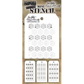 TIM HOLTZ MINI STENCIL SET #45 TH-MST045