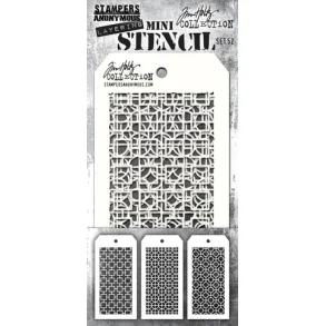 SA / TIM HOLTZ MINI STENCIL SET #52 TH-MST052