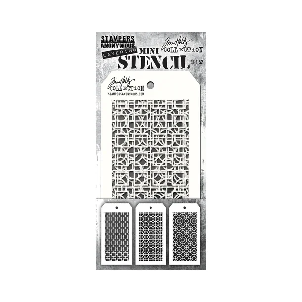 Tim Holtz Mini Layering Stencil Set #57 - MST057