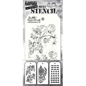 SA / TIM HOLTZ MINI STENCIL SET #53 TH-MST053