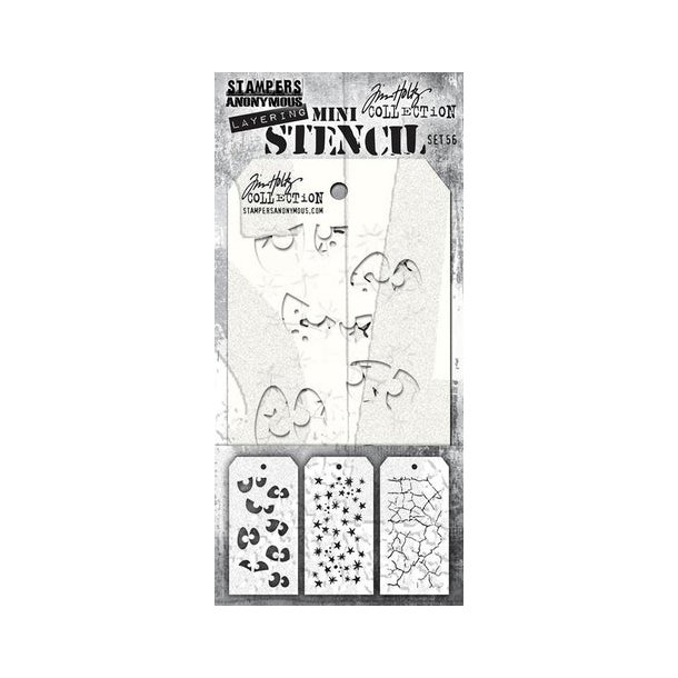 SA / Tim Holtz Mini Stencil Set #56 TH-MST056