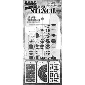  SA / Tim Holtz Mini Stencil Set #59 TH-MST059