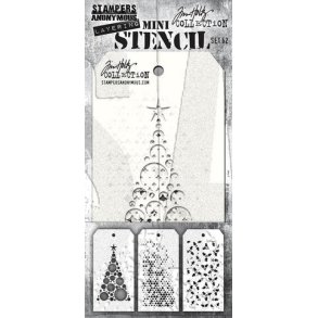 SA / Tim Holtz Mini Stencil Set #62 TH-MST062