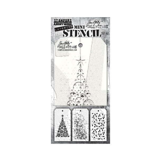 SA / Tim Holtz Mini Stencil Set #62 TH-MST062