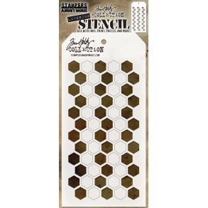 Tim Holtz Layered Stencil Shifter Hex THS121