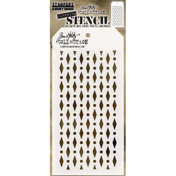 Tim Holtz Layered Stencil Diamond Dot TH-S133