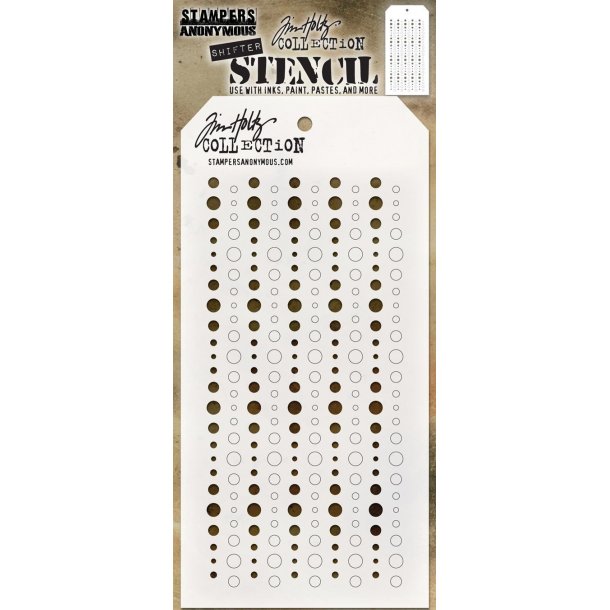 Tim Holtz Layered Stencil Shifter Baubles TH-S136