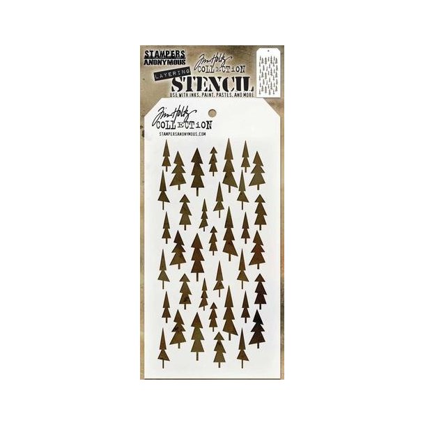 Tim Holtz Layered Stencil Tree Lot TH-S150