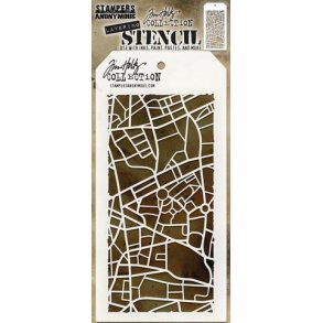Tim Holtz Layered Stencil Metropolis  TH-S156