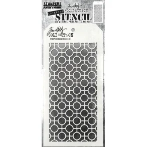 SA / TIM HOLTZ LAYERED STENCIL Linked Circles TH-S159