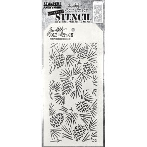 SA / Tim Holtz Layered Stencils Pinecones TH-S164