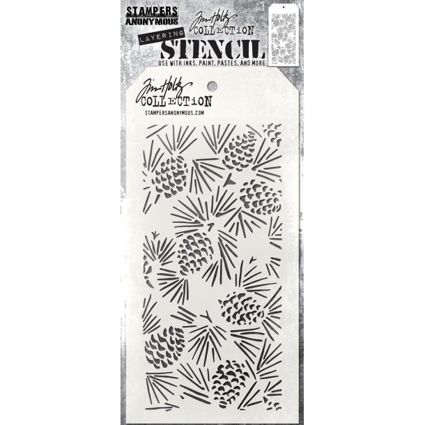 SA / Tim Holtz Layered Stencils Pinecones TH-S164