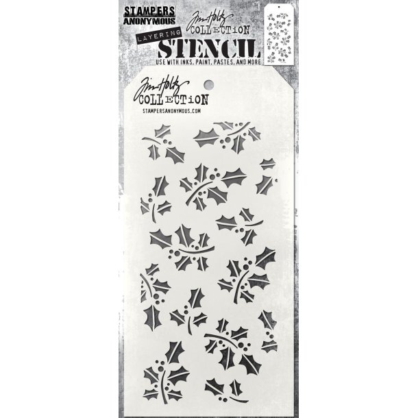 SA / Tim Holtz Layered Stencils Hollyberry TH-S165