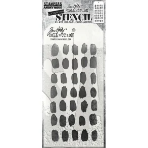 SA / Tim Holtz Layered Stencils Brush Mark TH-S167