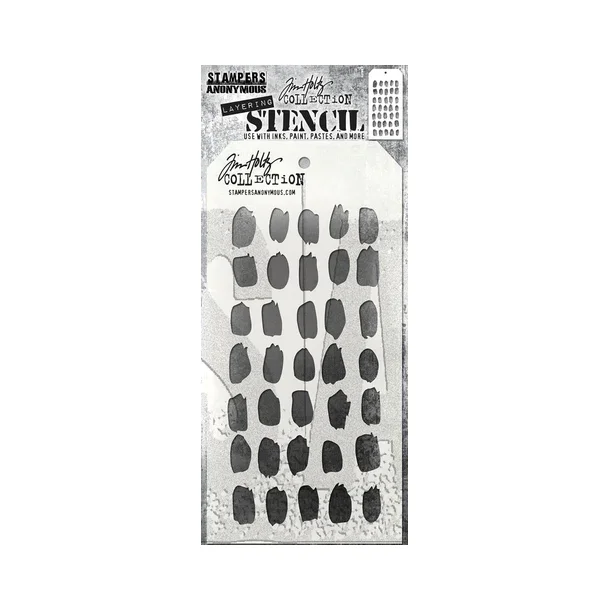 SA / Tim Holtz Layered Stencils Brush Mark TH-S167