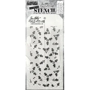 SA / Tim Holtz Layered Stencils Tiny Holly TH-S189