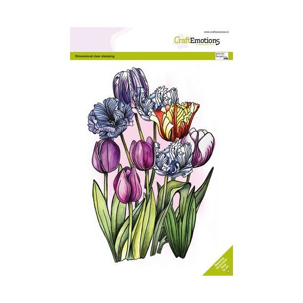 Clearstamps A5 - 3019 - Tulips