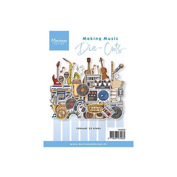 Marianne Design Die-Cuts "Making music" VK9628
