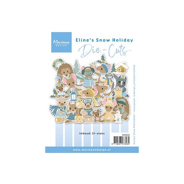  Marianne Design Die-Cuts "Eline's Snow holiday" VK9635