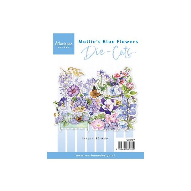 Marianne Design Die-Cuts "Mattie's blue flowers" VK9627