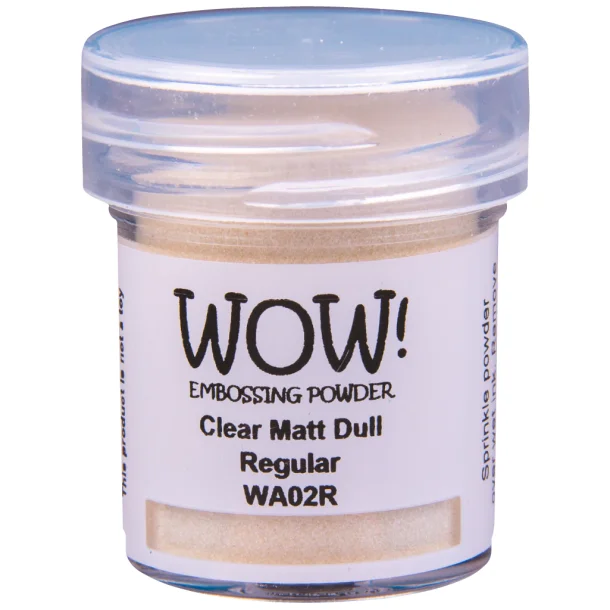 WOW! Embossing Powder "Clears - Clear Matt Dull - Regular"