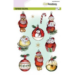 Clearstamps A5 - 3014 - Christmas balls snowman