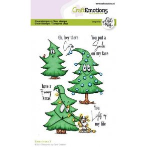 Clearstamps A6 - 1521 - Xmas trees 1
