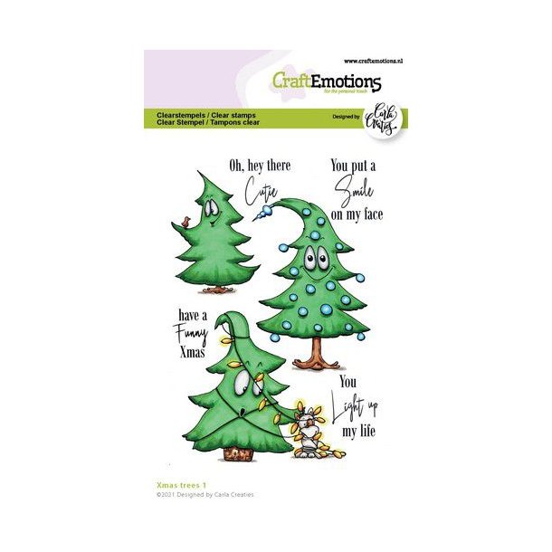 Clearstamps A6 - 1521 - Xmas trees 1