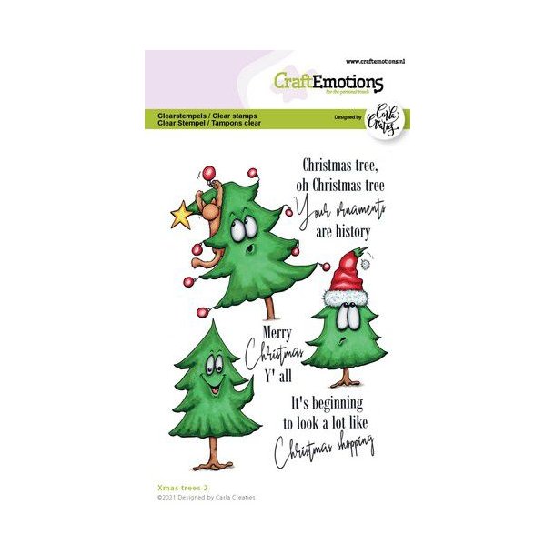 Clearstamps A6 - 1522 - Xmas trees 2